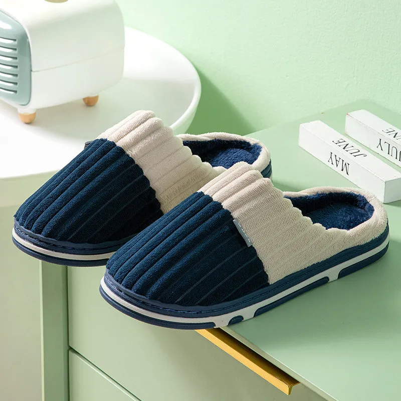 Abigail – Unisex Winter Corduroy Slippers