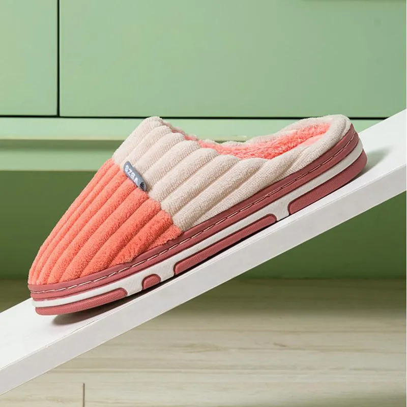 Abigail – Unisex Winter Corduroy Slippers