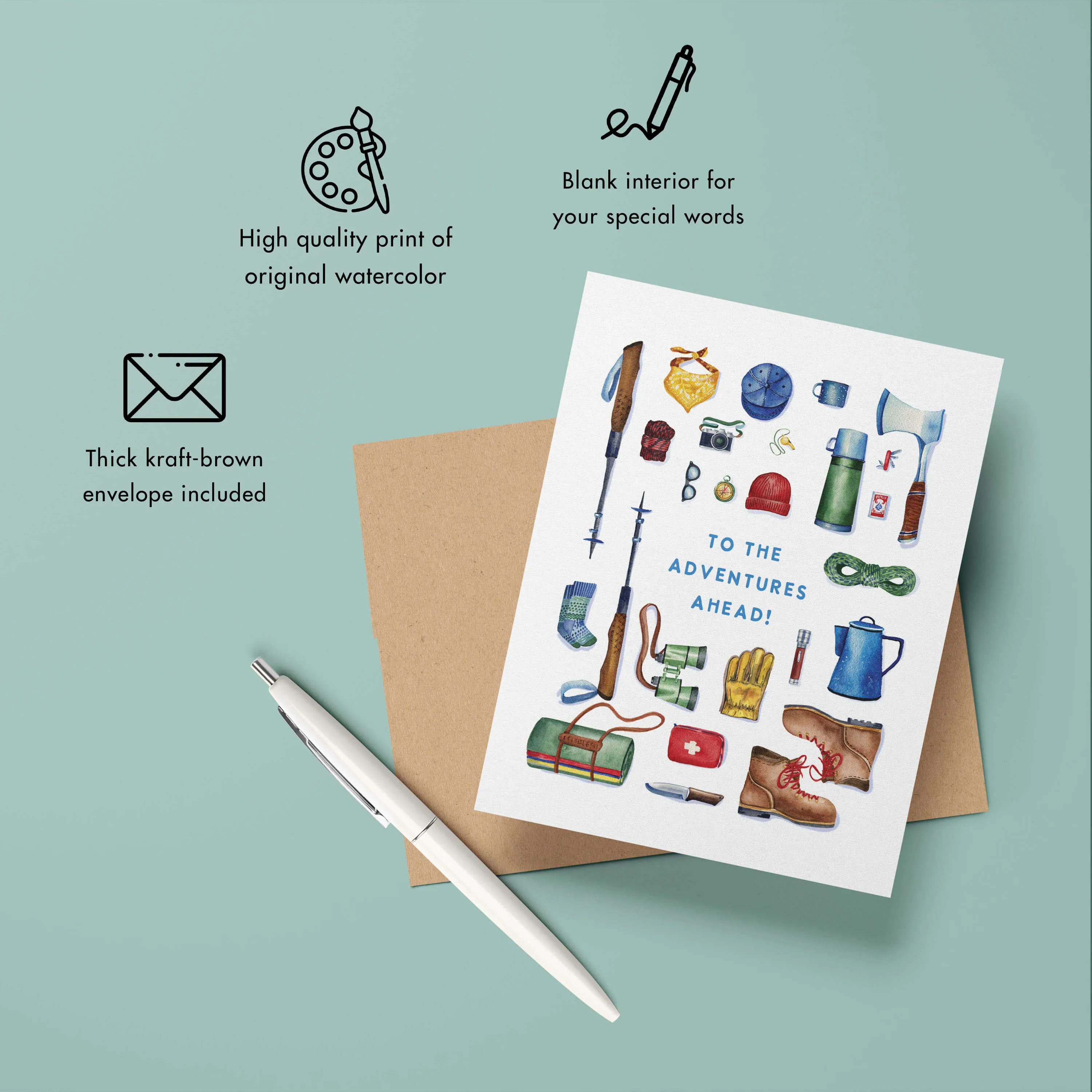 Adventure Ahead | Birthday Card