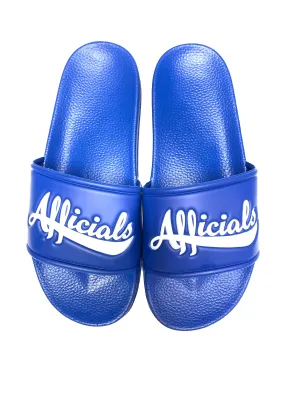 Afficials Slides ROYAL BLUE/WHITE