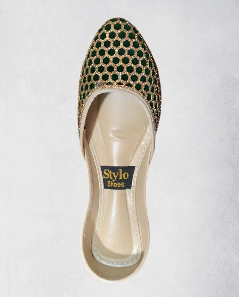 Afghani Paizar Slippers - Handmade Traditional Footwear Nk-470