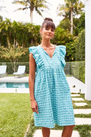 Alfresco Frill Dress - Haze