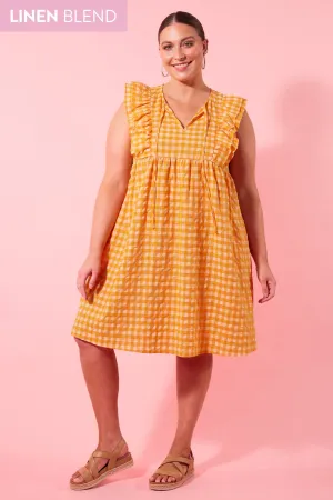 Alfresco Frill Dress - Sunrise