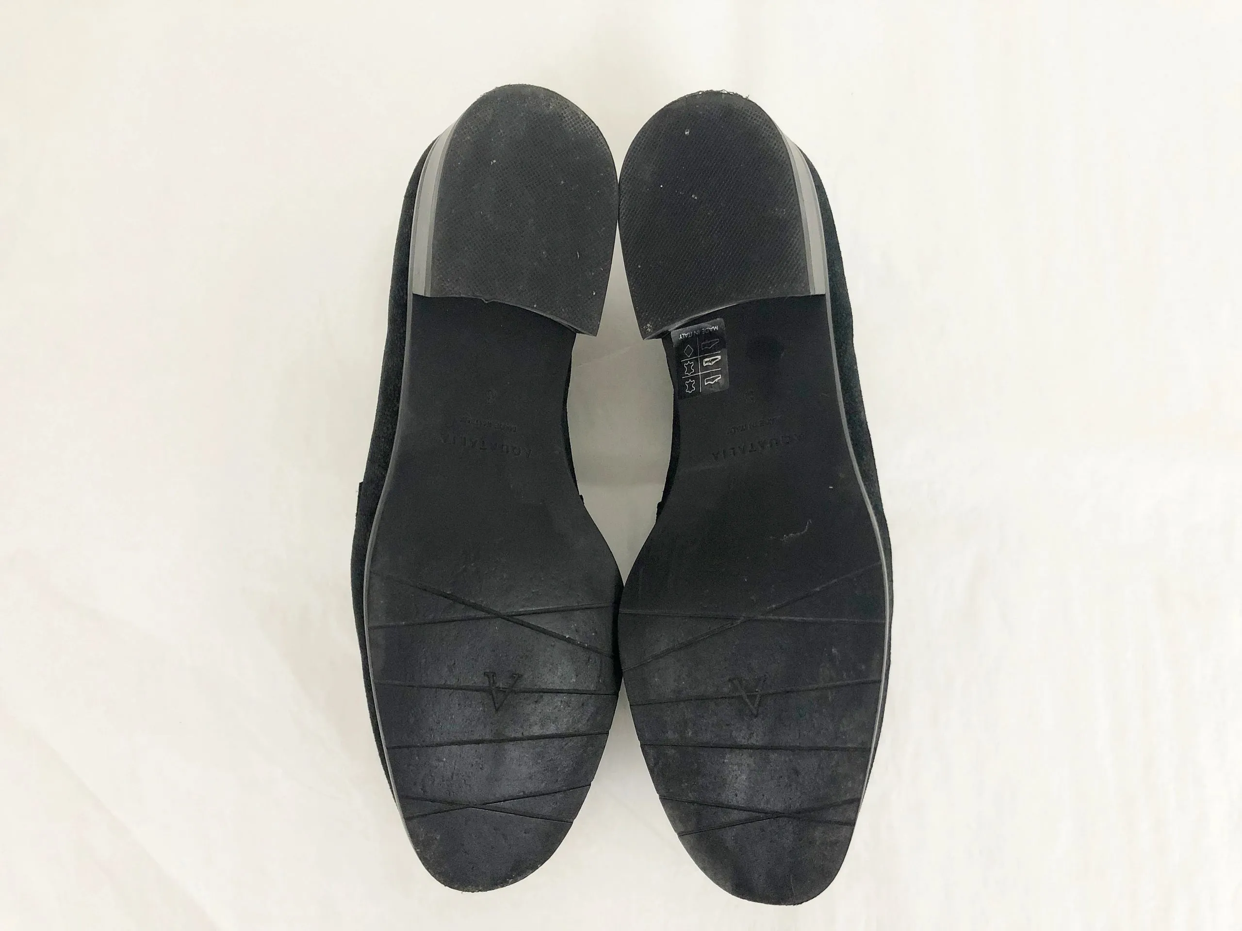 Aquatalia Suede Loafer Size 8