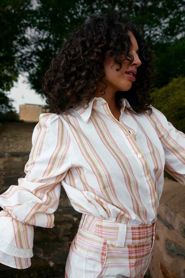 ASTON - Lucinda Blouse PEOPNY/ANTIQUE STRIPE