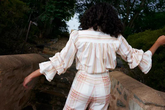 ASTON - Lucinda Blouse PEOPNY/ANTIQUE STRIPE