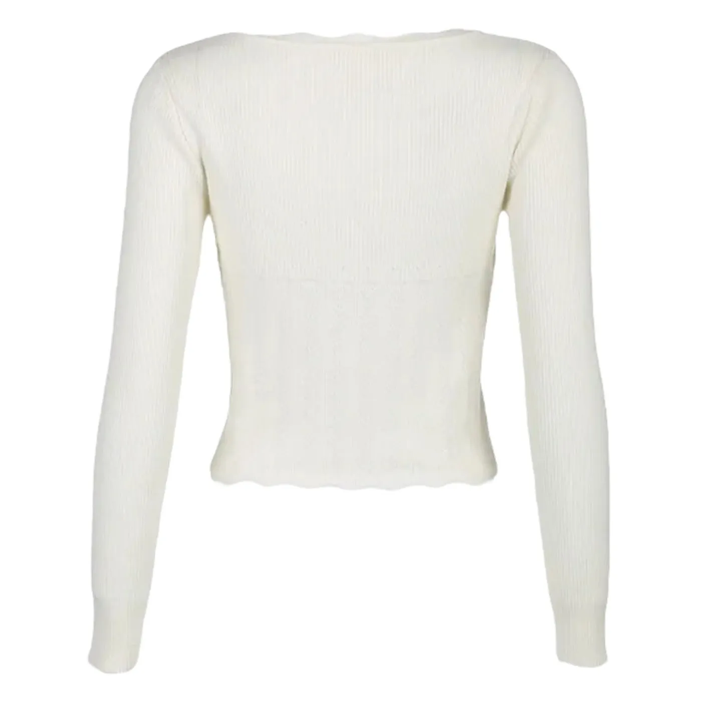 Ava Ribbed Charm Top