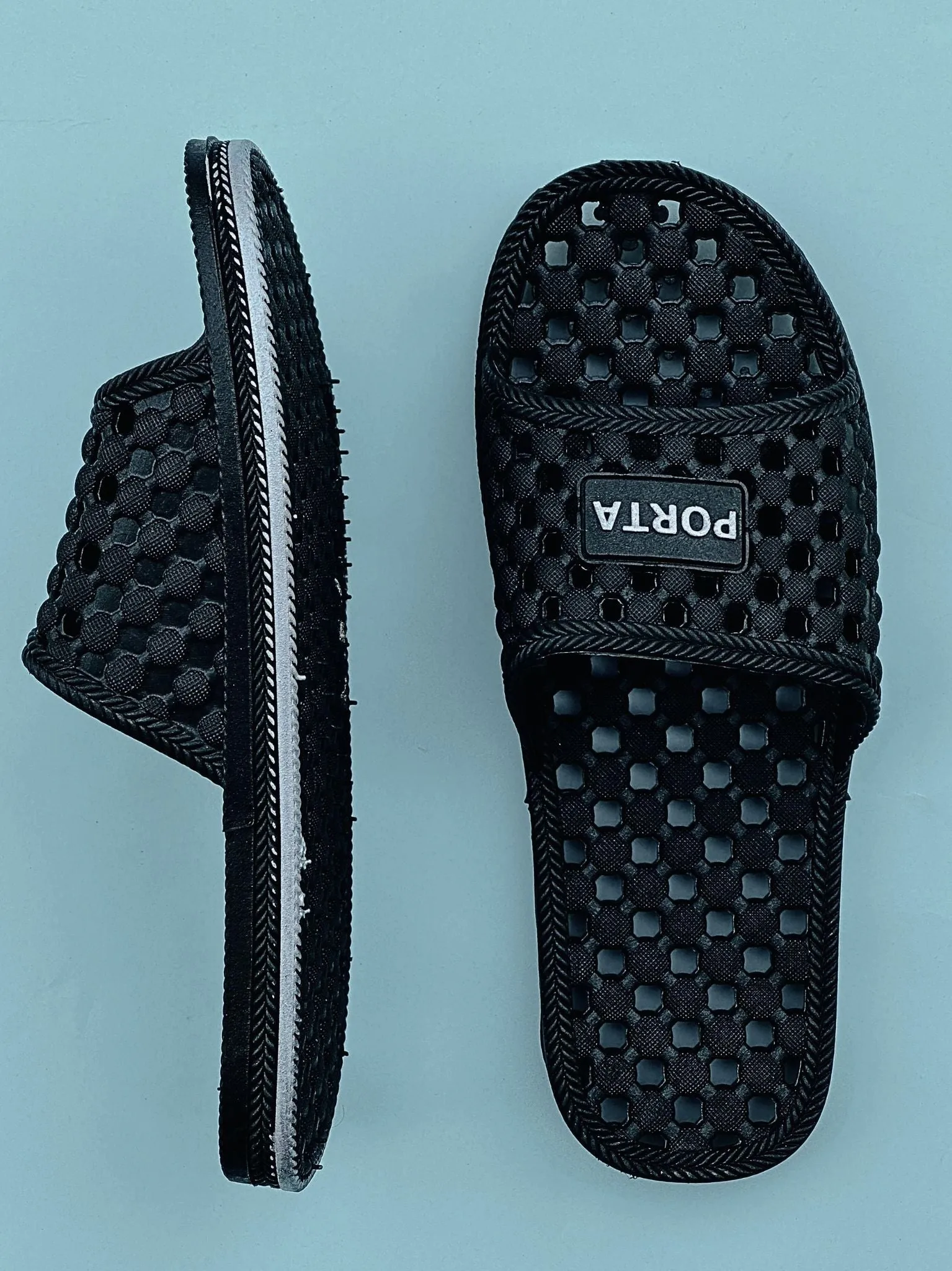 Bathroom Slipper - Soft, Comfortable (Black)
