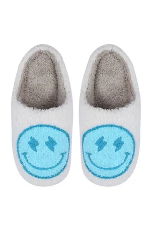 Blue Lightning Slippers