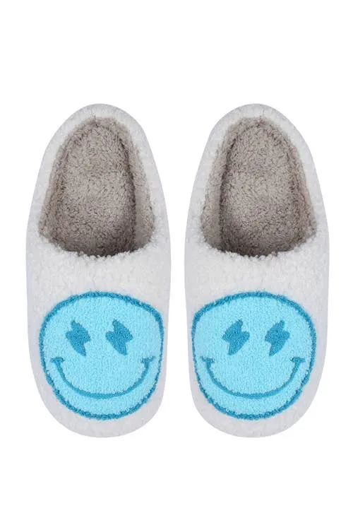 Blue Lightning Slippers