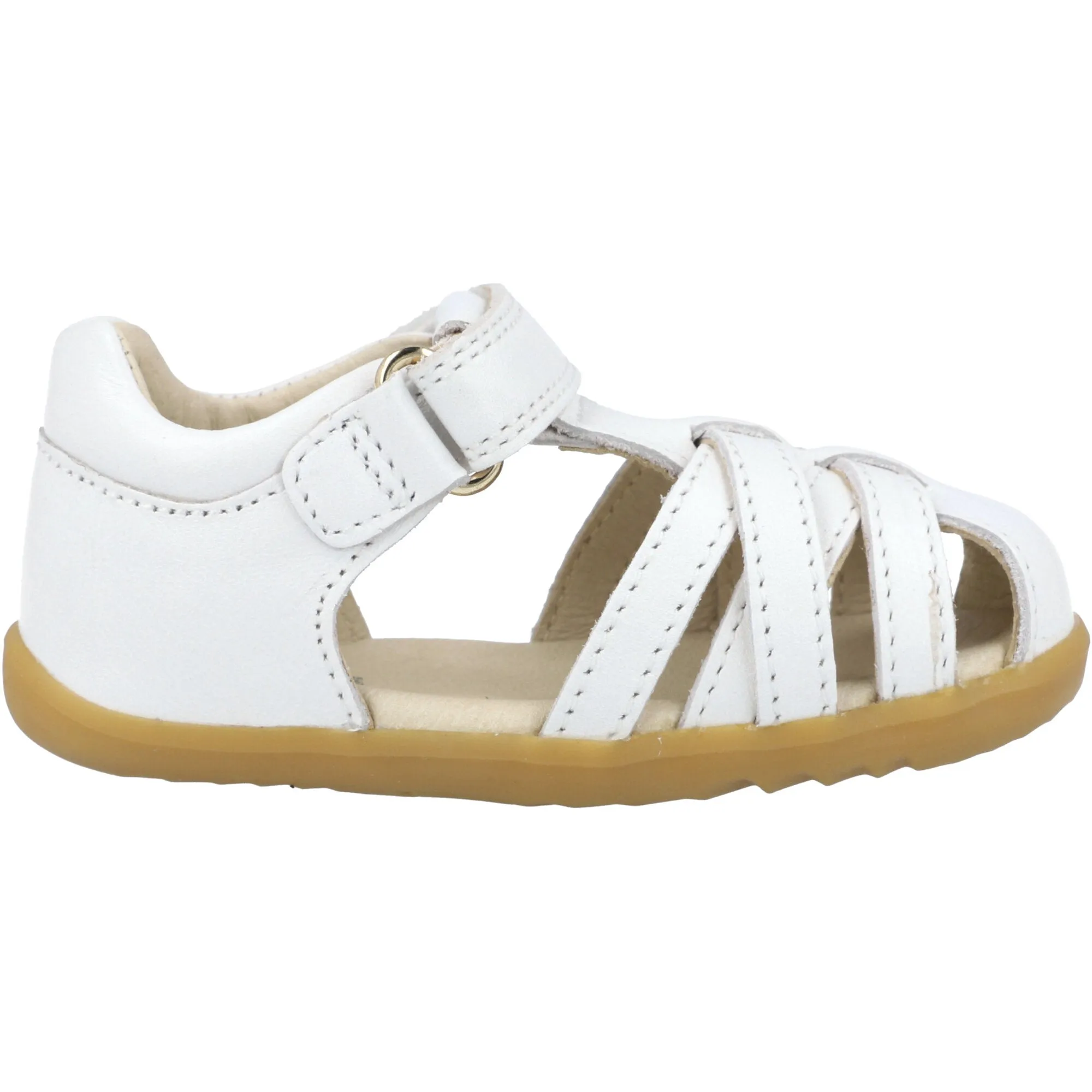 Bobux Cross Jump White Kids Sandals