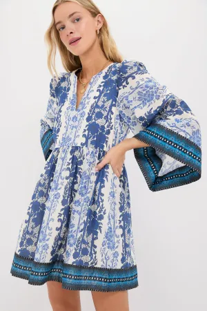 Bondi Blues Cotton Voile Izzie Dress