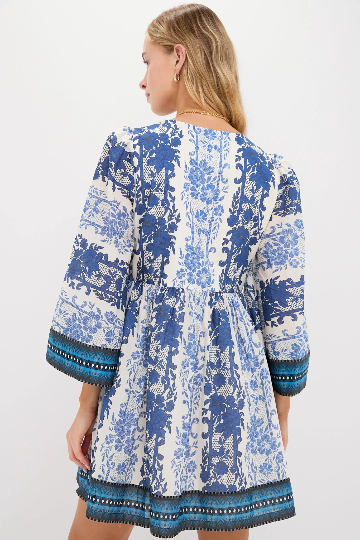 Bondi Blues Cotton Voile Izzie Dress