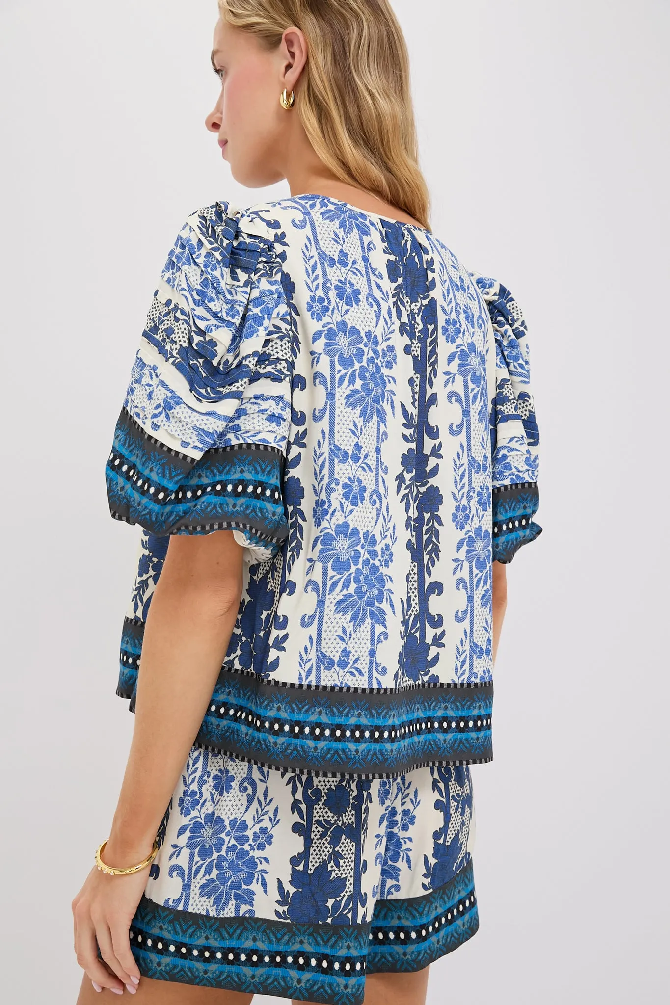 Bondi Blues Viscose Dina Blouse