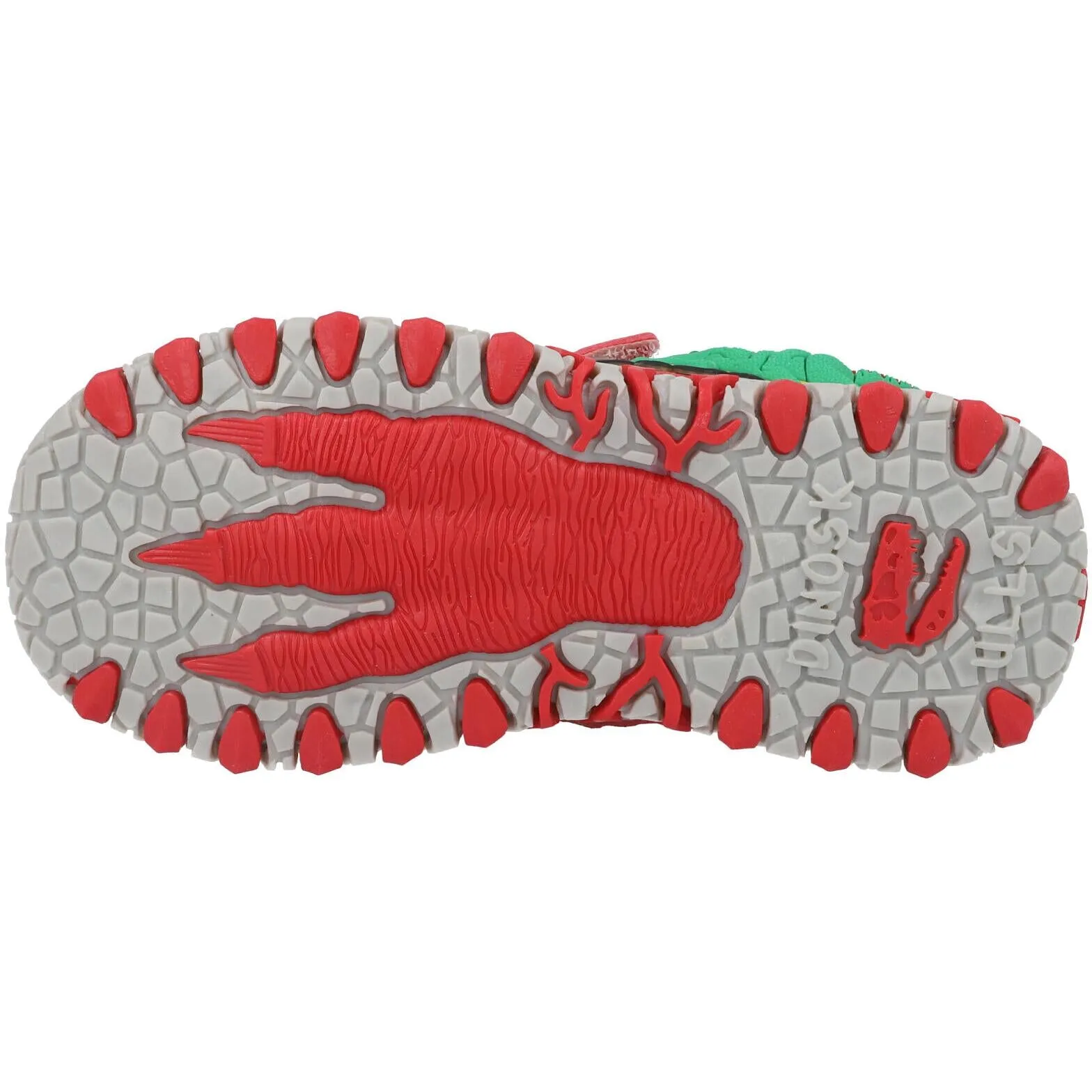Bull Boys Spinosaurus Red Light-Up Sandals