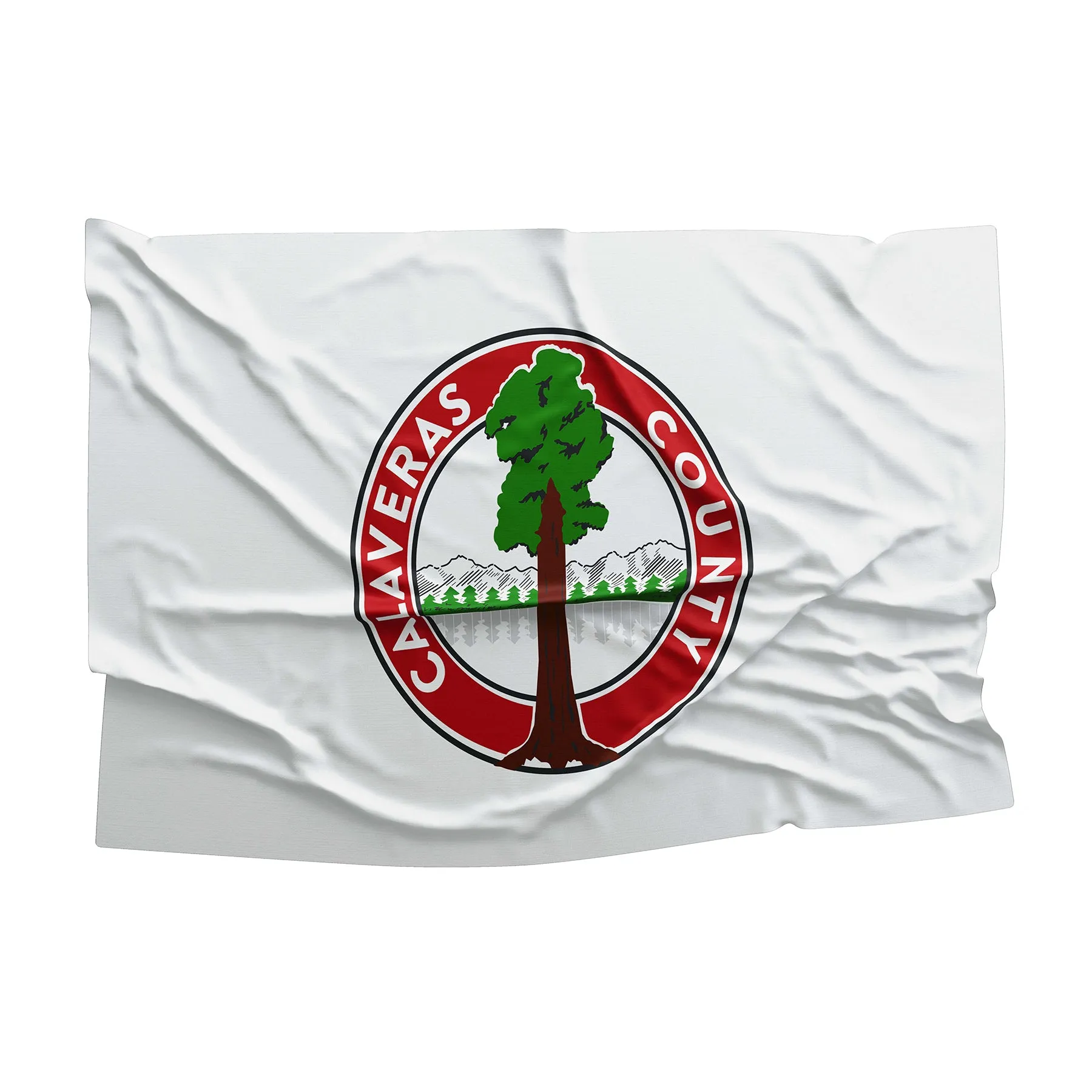 Calaveras County California State USA United States of America Flag Banner