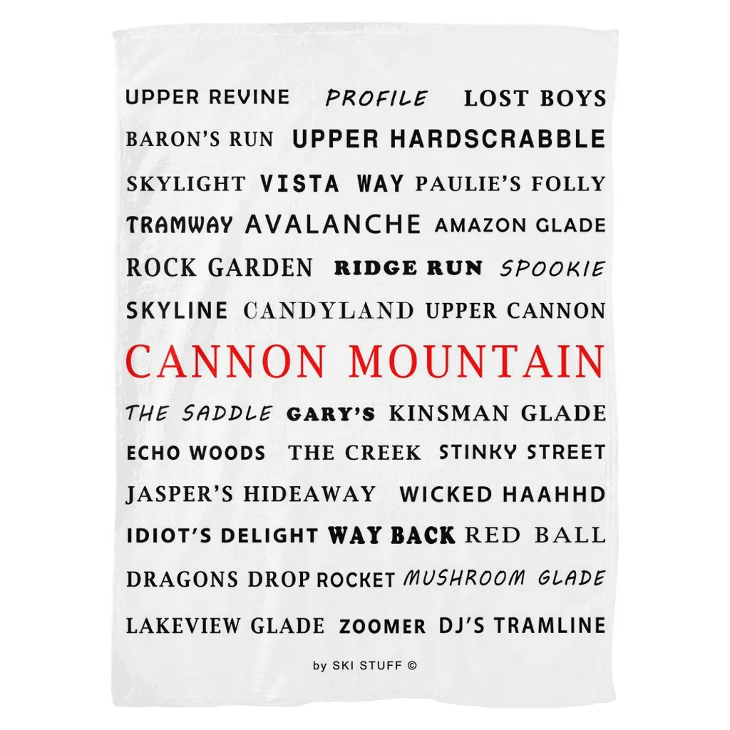 Cannon Mountain - Throw Blanket