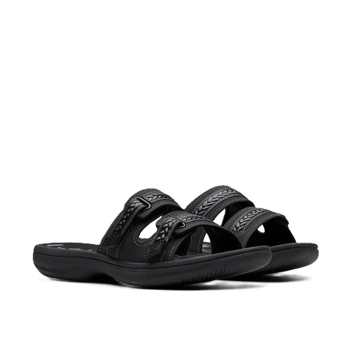 Clarks Women's Breezey Eve Sandals Black / Black Sandal