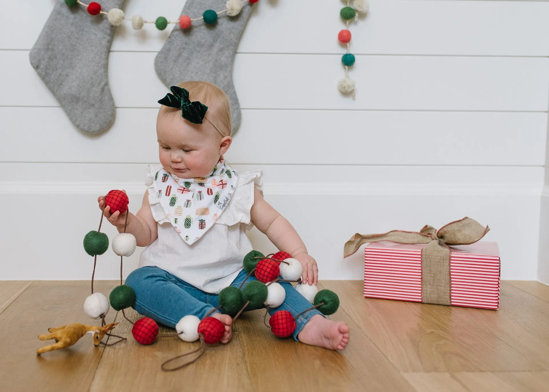 Copper Pearl Joy Bandana Bib Set