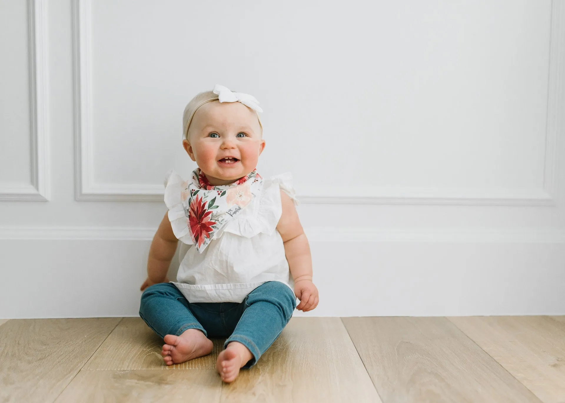 Copper Pearl Joy Bandana Bib Set