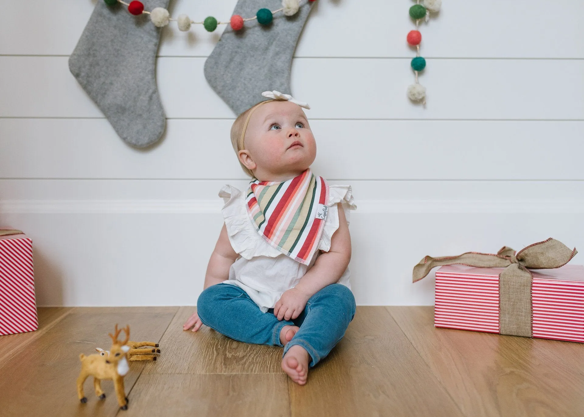Copper Pearl Joy Bandana Bib Set