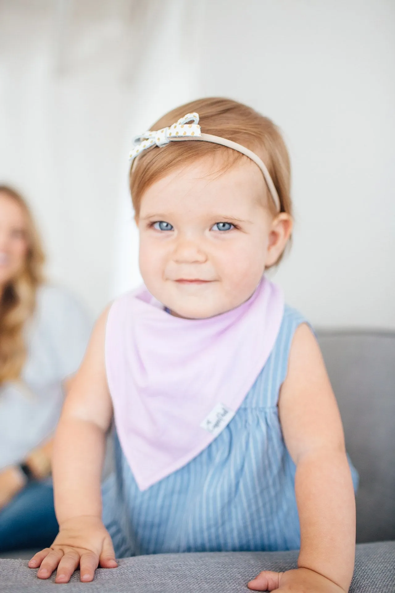 Copper Pearl Sweetheart Bandana Bib Set