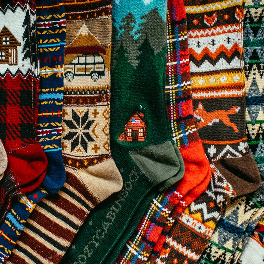 Cozy Cabin Socks by Kiel James Patrick