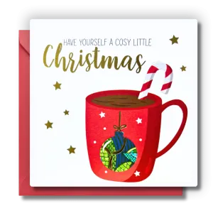 Cozy Christmas Afrocentric Card | Geri's Bluffing Boutique
