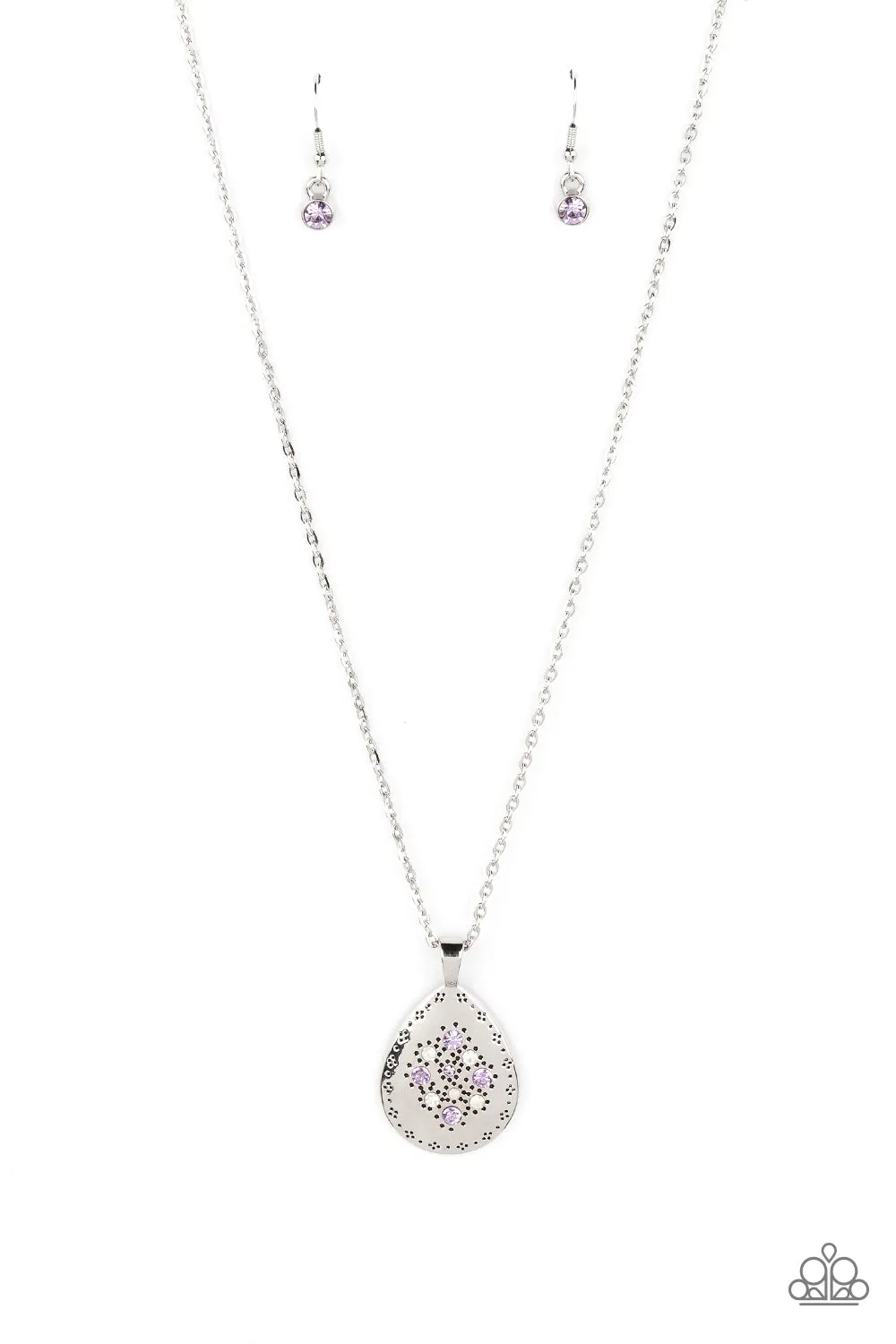 Cozy Cottage - Purple Necklace - Paparazzi Accessories
