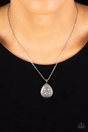 Cozy Cottage - Purple Necklace - Paparazzi Accessories