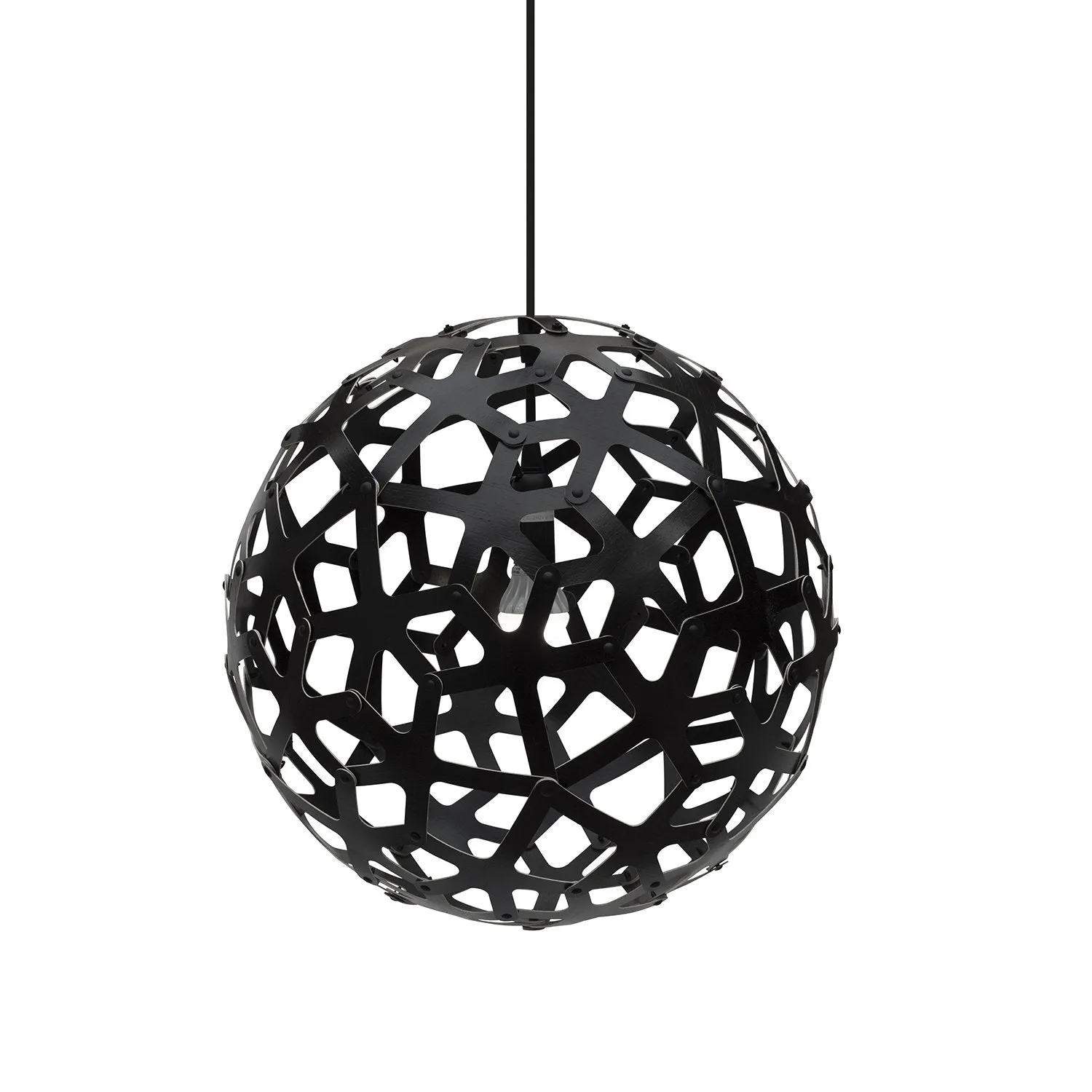 David Trubridge Black Coral Pendant Light