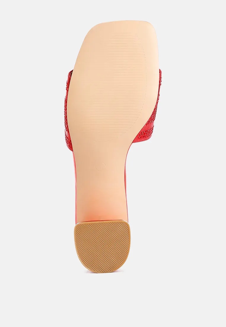 Diamante Embellished Paris Sandals By RAG