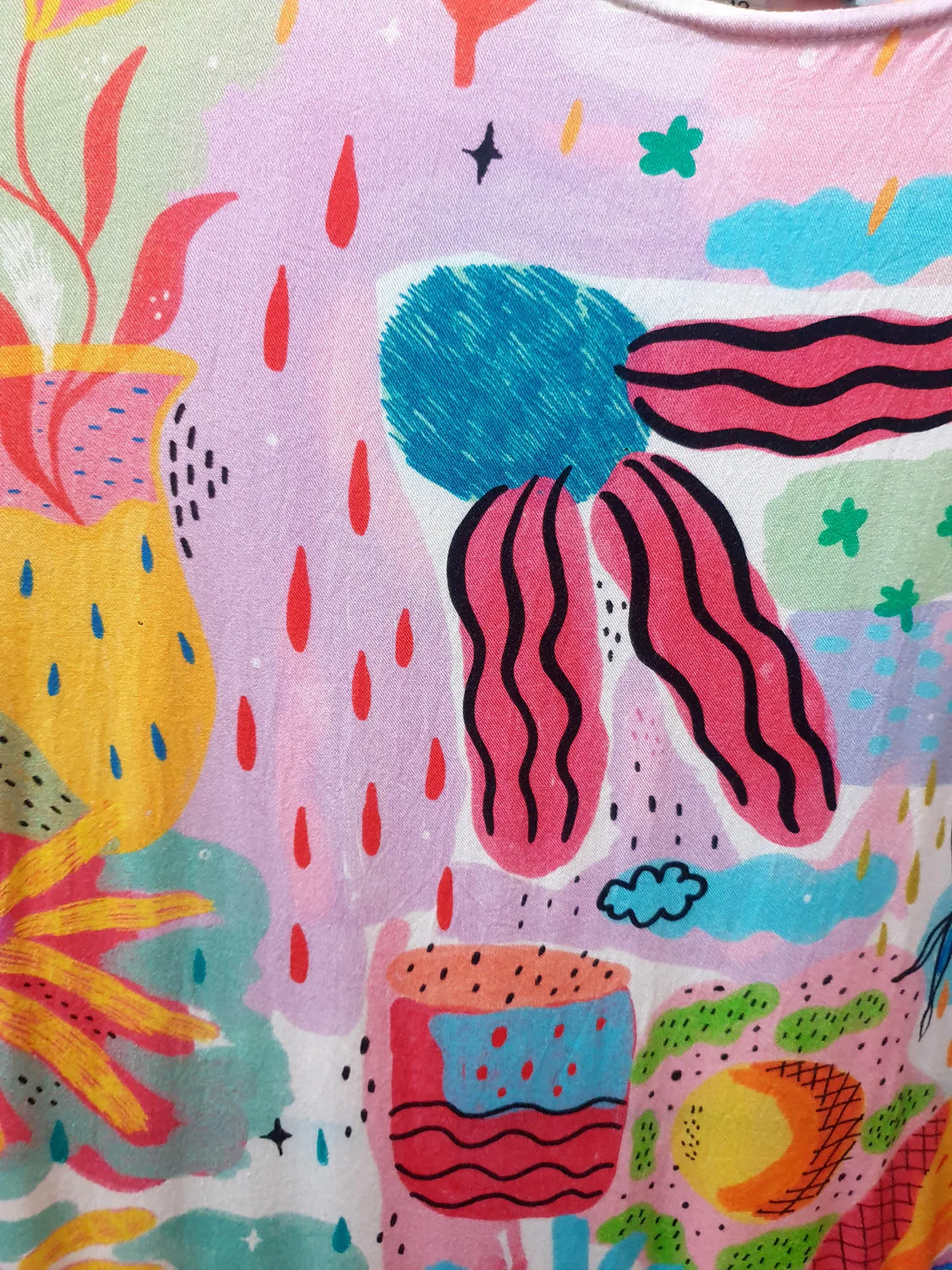Dorte unique print dress size 18