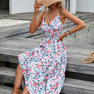 Elara Bloom Midi Dress