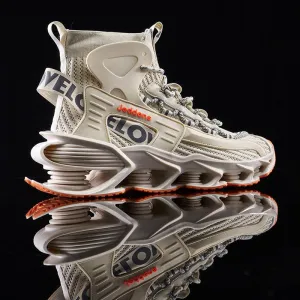 Elevate Your Style - Men's Thick-Soled Basketball Sneakers