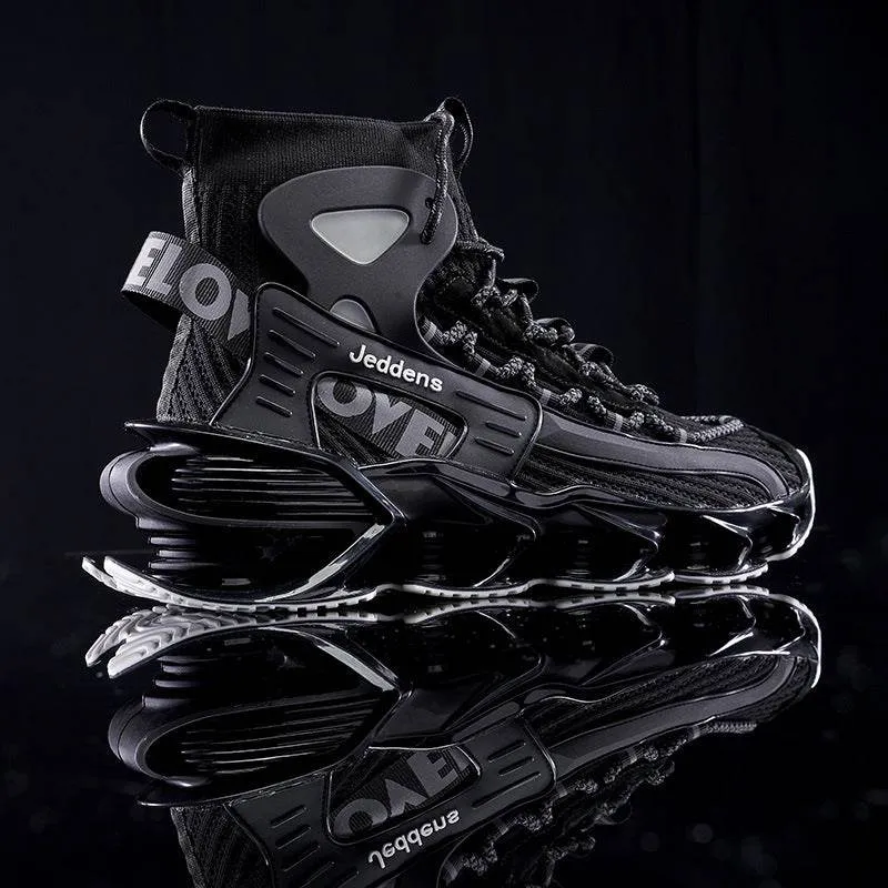 Elevate Your Style - Men's Thick-Soled Basketball Sneakers