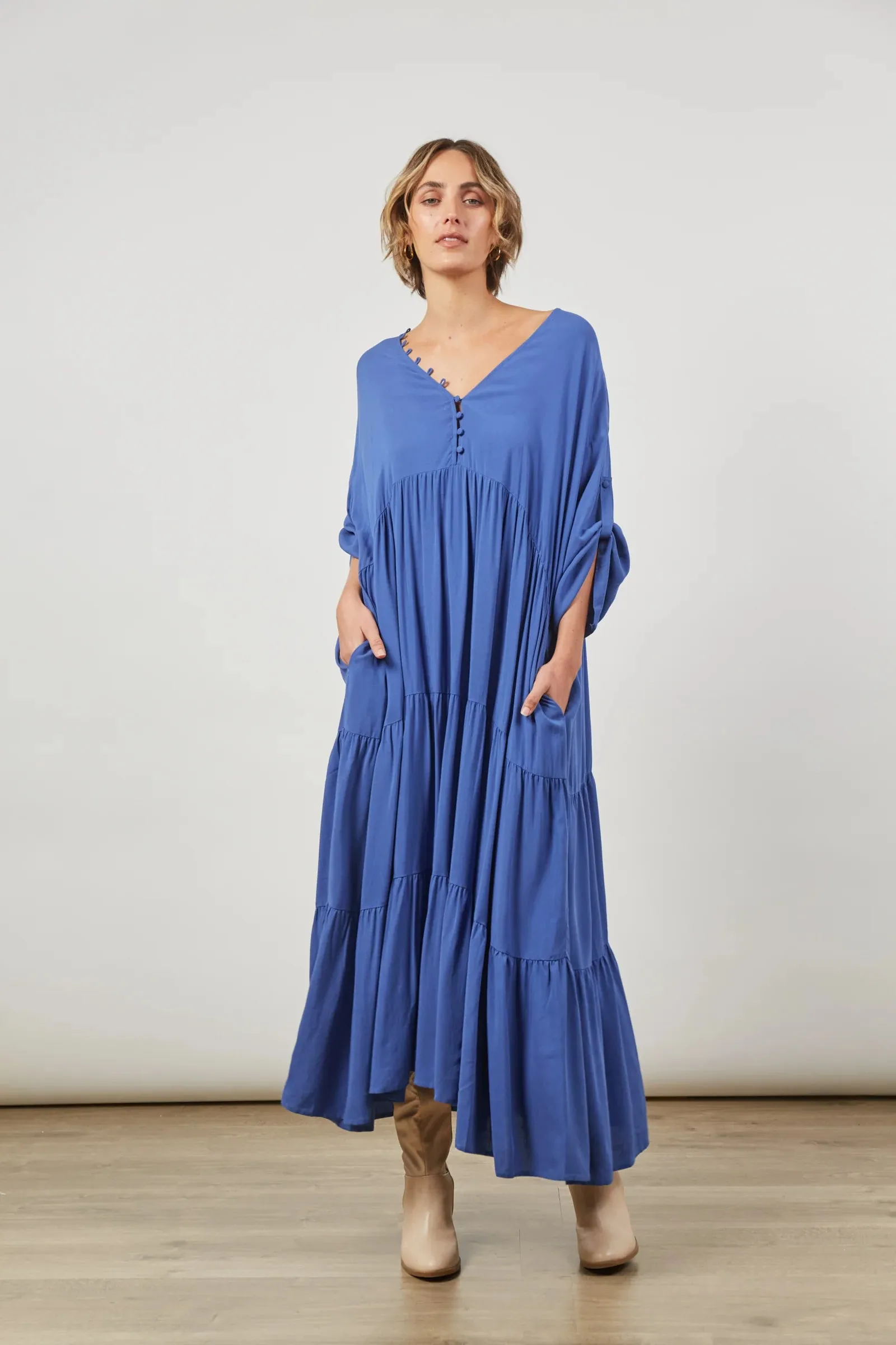 Euphoria Button Maxi - Azure