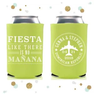 Fiesta Like There is No Manana - Wedding Can Cooler #84R
