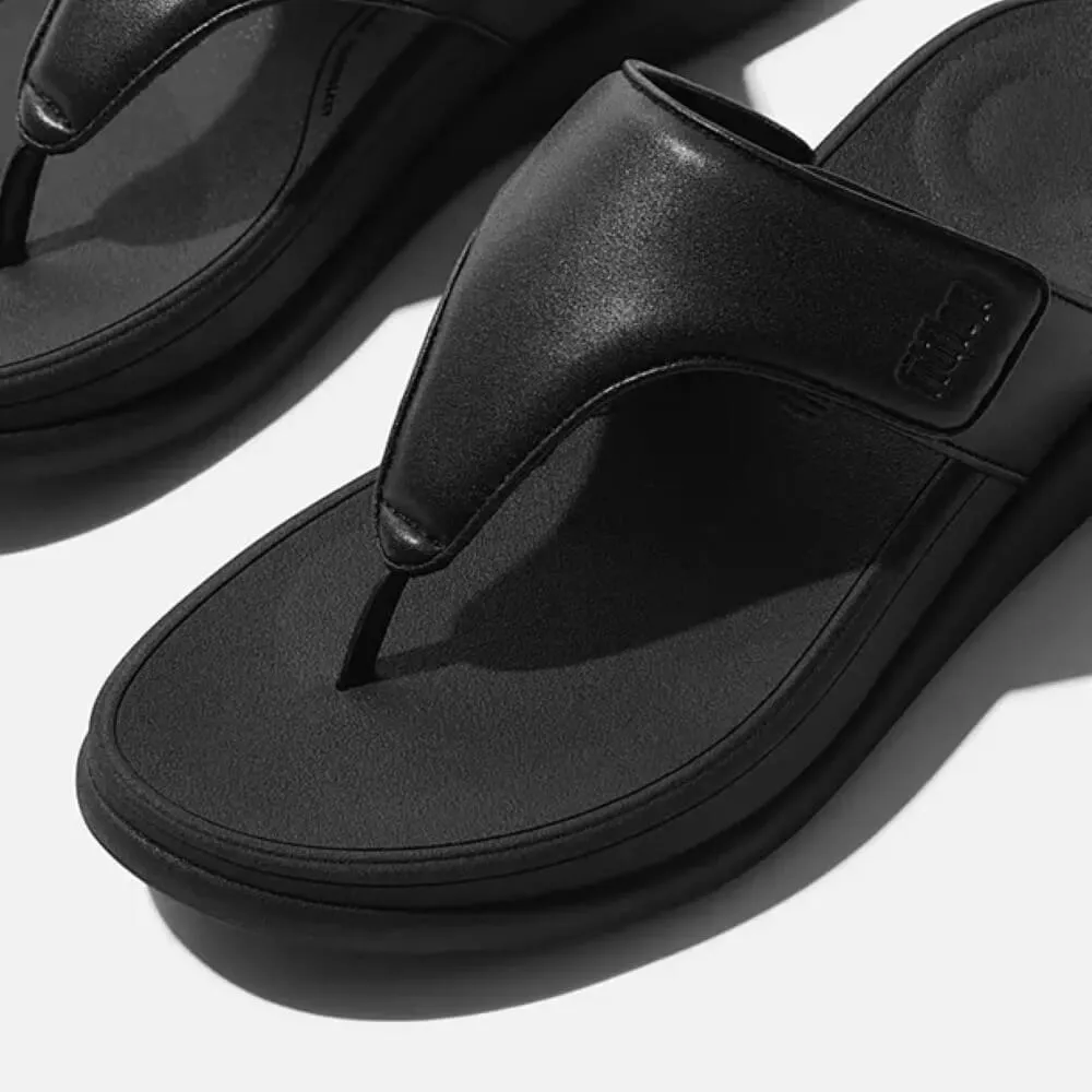 FitFlop F-Mode Go Toe-Post Adjustable-BLACK