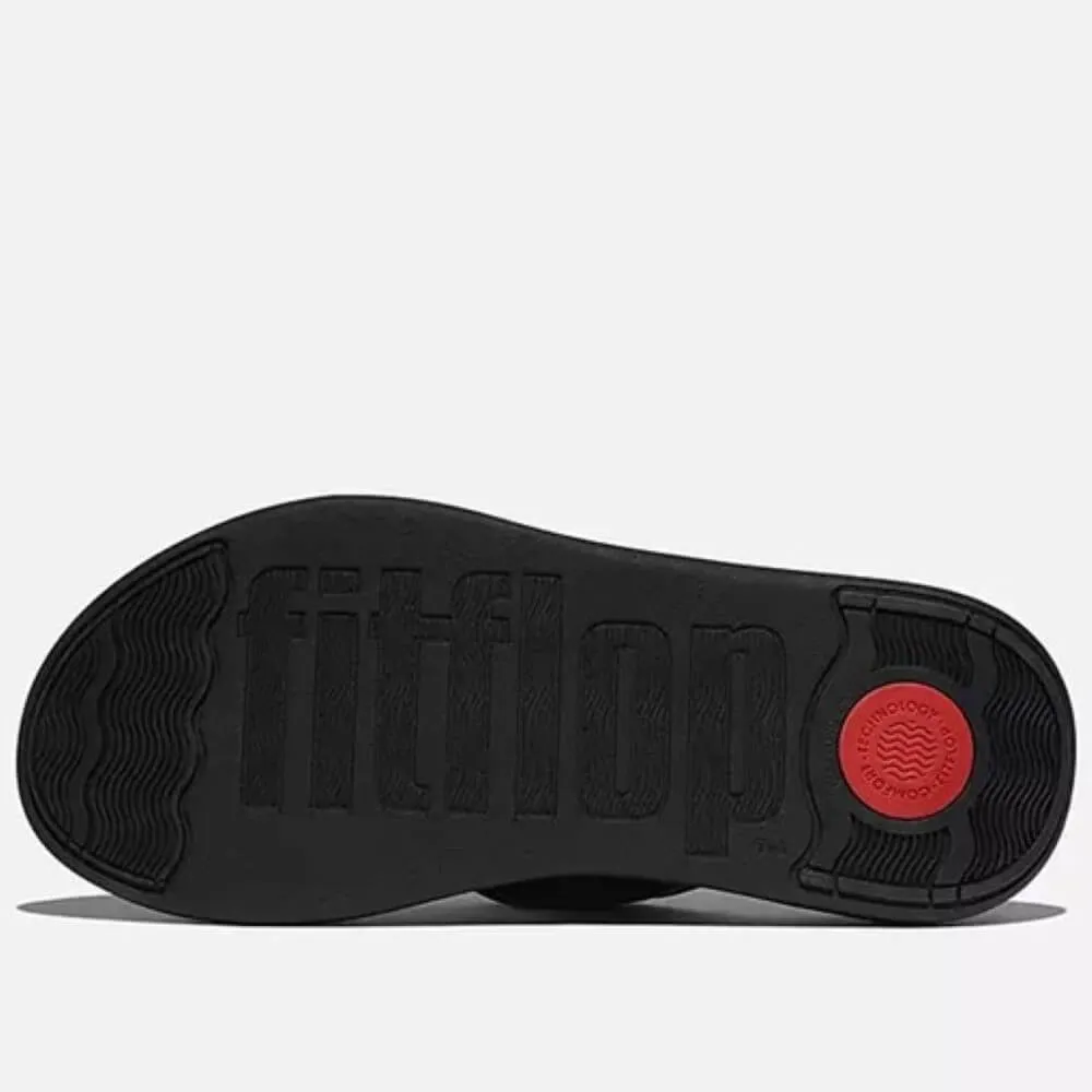 FitFlop F-Mode Go Toe-Post Adjustable-BLACK