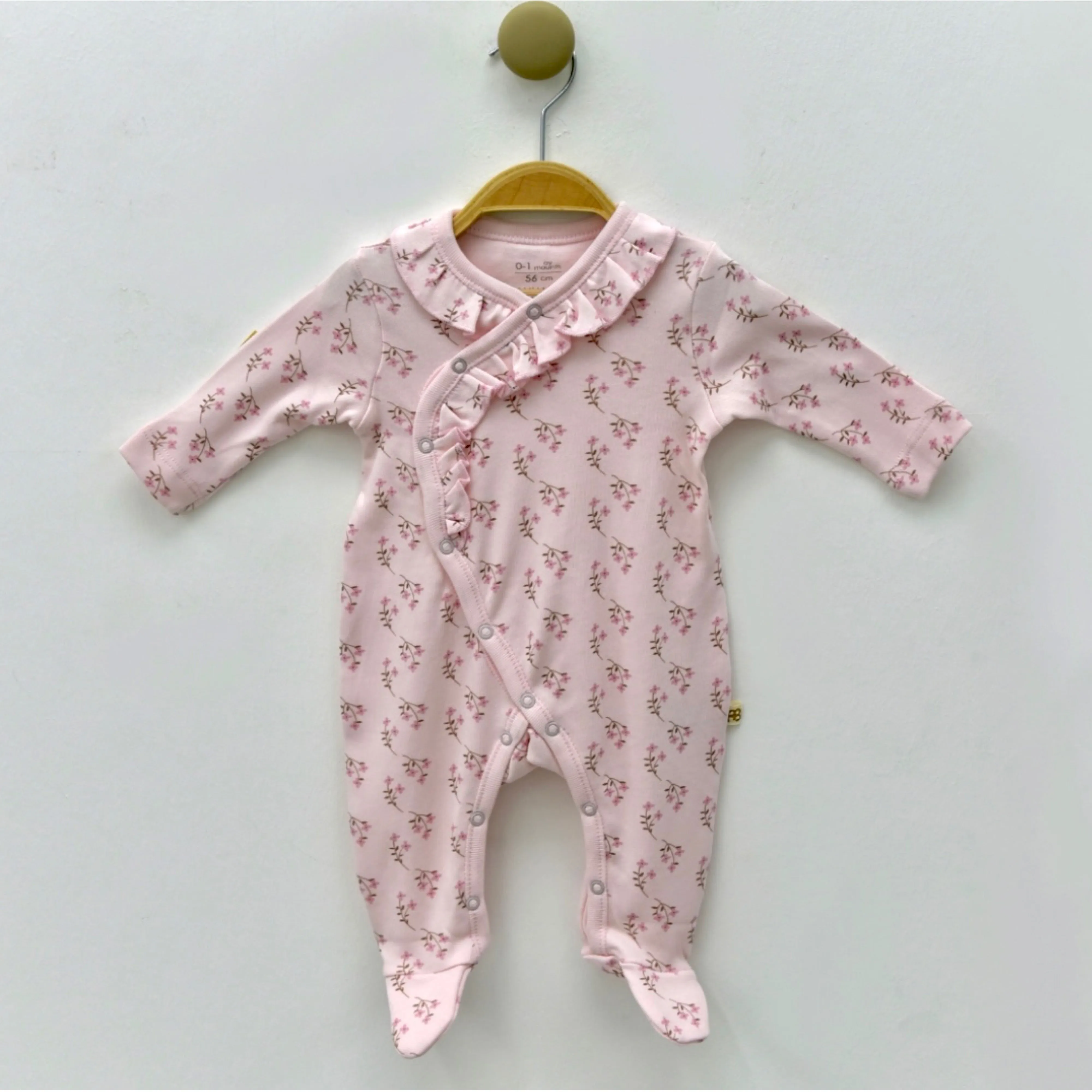 Floral Frill Sleepsuit | More Colours