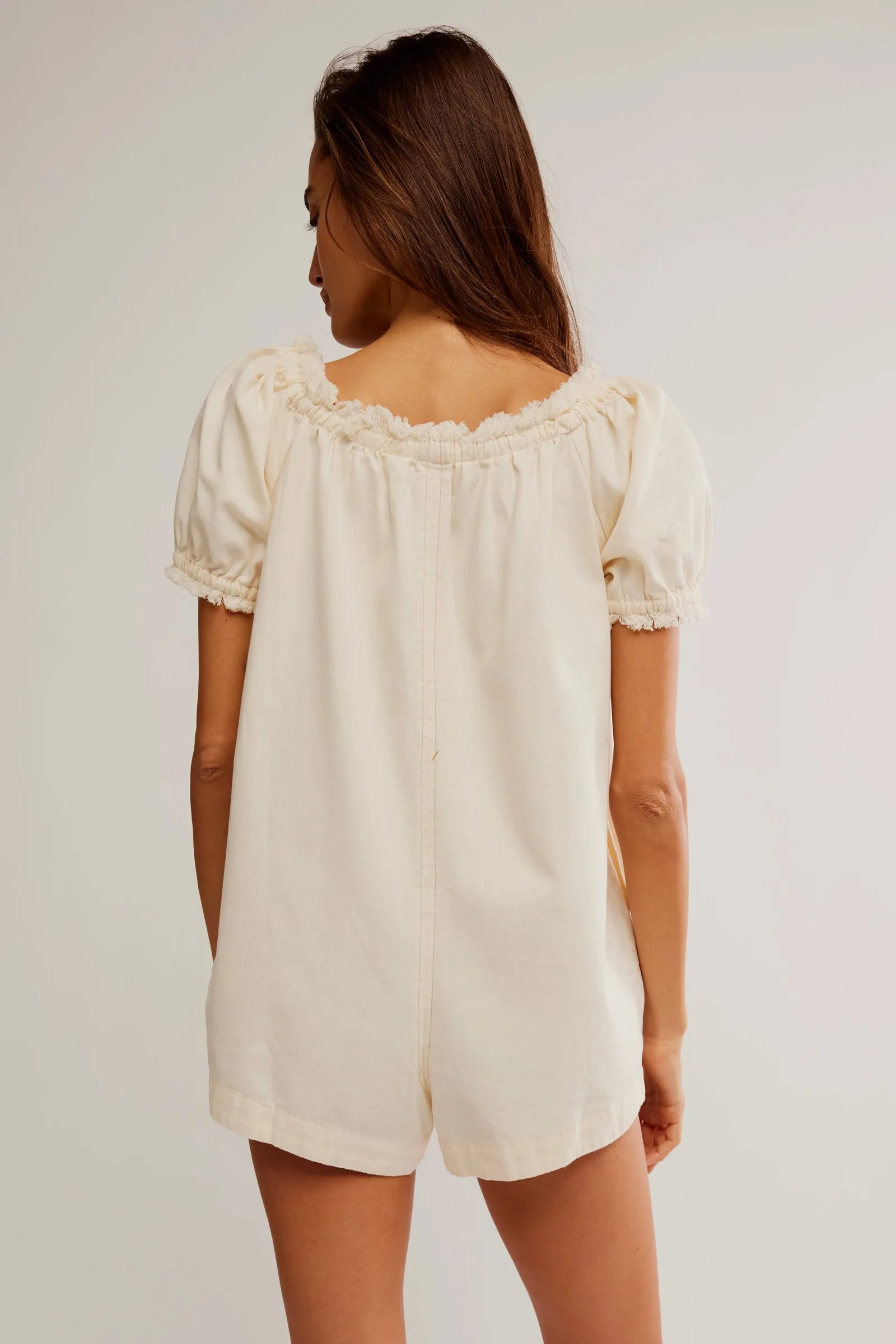 FREE PEOPLE We The Free Daisy Denim Babydoll Romper