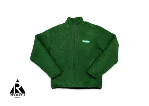 Full Zip Cozy Jacket "Forest Green"