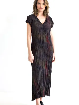 go crinkle cut tee dress print