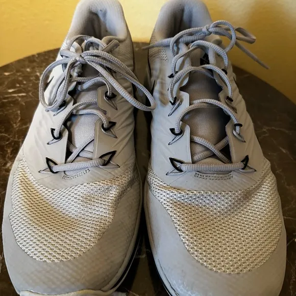 Gray Nike sneakers