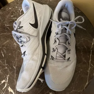 Gray Nike sneakers