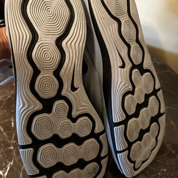 Gray Nike sneakers