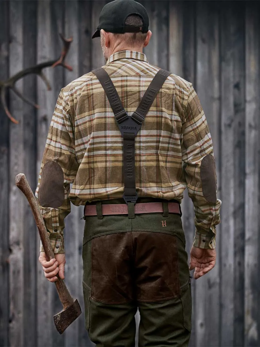 HARKILA Tech Braces - Willow green & Shadow Brown