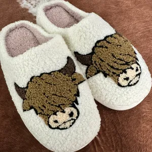 HIGHLAND HOOFERS SLIPPERS