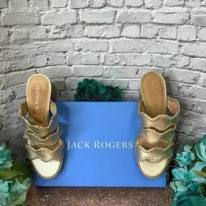 Jack Rogers Logan Mid Heel Sandals 6